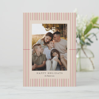 Gabardine Flat Holiday Card Feestdagenkaart