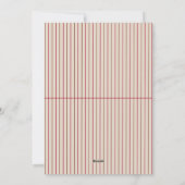 Gabardine Flat Holiday Card Feestdagenkaart (Achterkant)