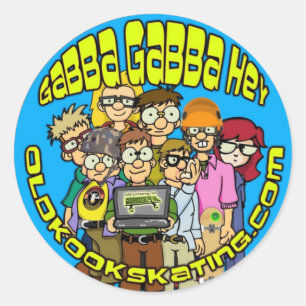Gabba Gabba Hey Ronde Sticker