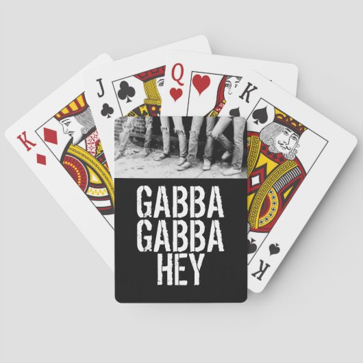 Gabba Gabba Hey Speelkaarten (Achterkant)