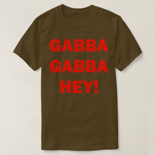 GABBA GABBA HEY T-SHIRT (Design voorkant)