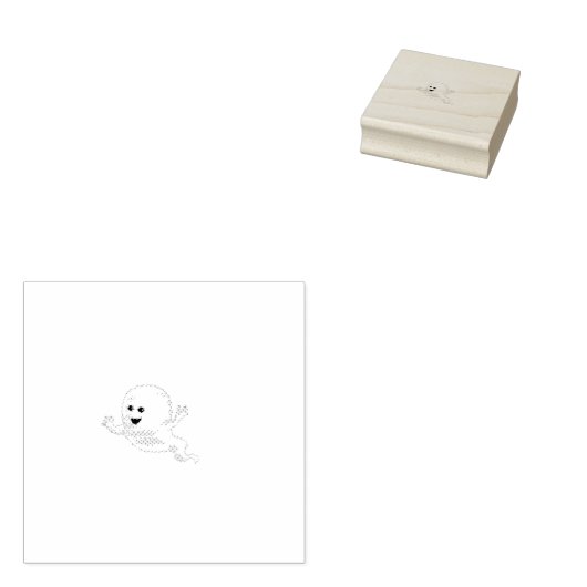 Gabbie de Ghost Rubberstempel (Gestempeld)