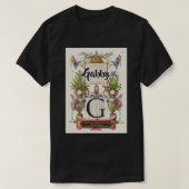 Gabby  en moderne Calligrafie Crafter Garde T-shirt (Design voorkant)