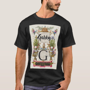 Gabby  en moderne Calligrafie Crafter Garde T-shirt