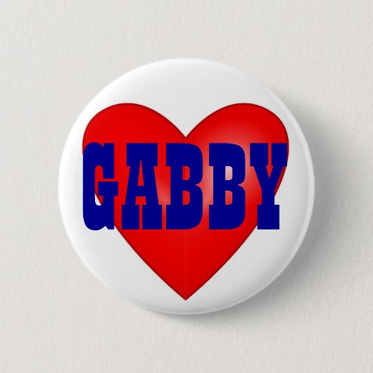 Gabby Giffords 2012 Ronde Button 5,7 Cm (Voorkant)
