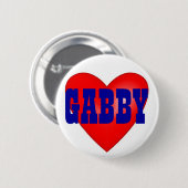 Gabby Giffords 2012 Ronde Button 5,7 Cm (Voorkant /achterkant)