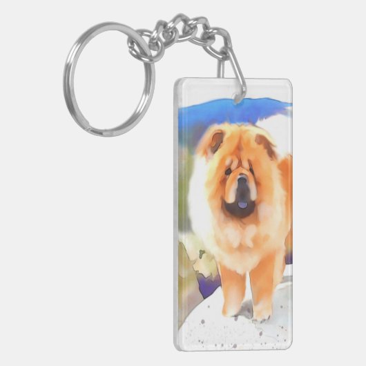 GABBY heARTdog chow Sleutelhanger (Voorkant Links)