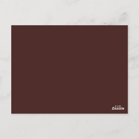 Gabby Reception Briefkaart (Achterkant)