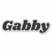Gabby Sticker (Voorkant)