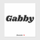 Gabby Sticker (Vel)