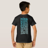 GABC WiM Romans 10:9 T zwart 1 T-shirt (Achterkant volledig)