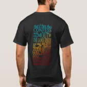 GABC WiM Romans 10:9 T zwart 2 T-shirt (Achterkant)