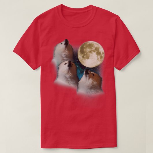 Gabe de Dog Three Gabe Moon T-shirt (Design voorkant)