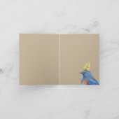 Gabe de westerne blauwvogelkaart kaart (Binnen)