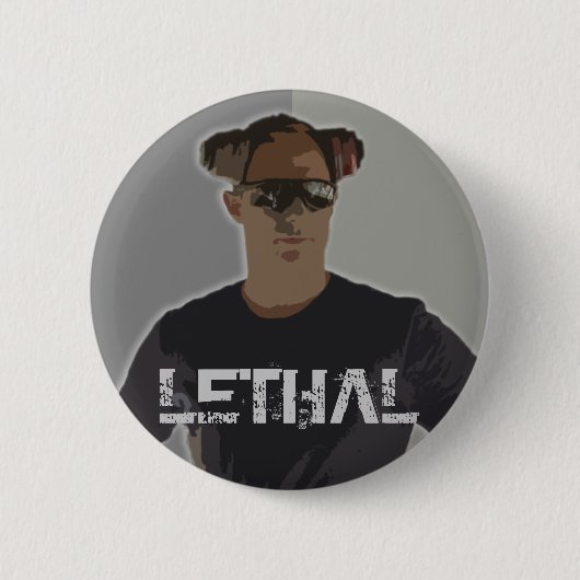 Gabe is Lethal (knop) Ronde Button 5,7 Cm (Voorkant)