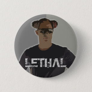 Gabe is Lethal (knop) Ronde Button 5,7 Cm