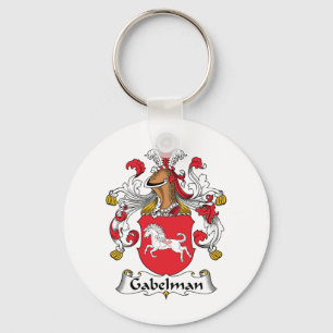 Gabelman Family Crest Sleutelhanger