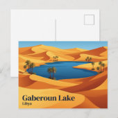 Gaberounmeer Libië Briefkaart (Voorkant / Achterkant)