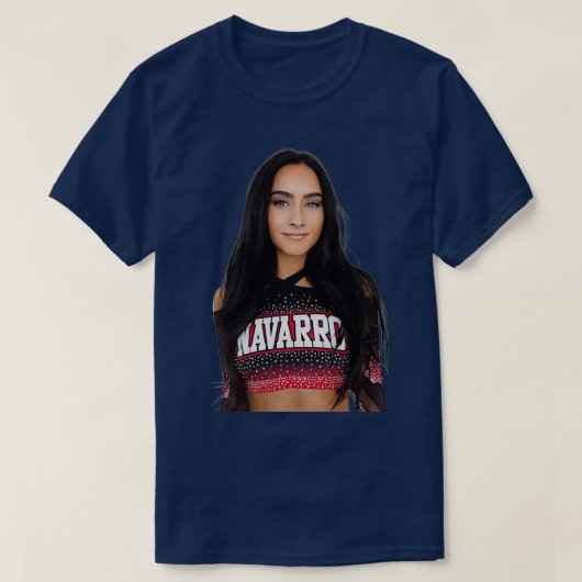 Gabi Butler van het Navarro Cheer Team T-shirt (Design voorkant)