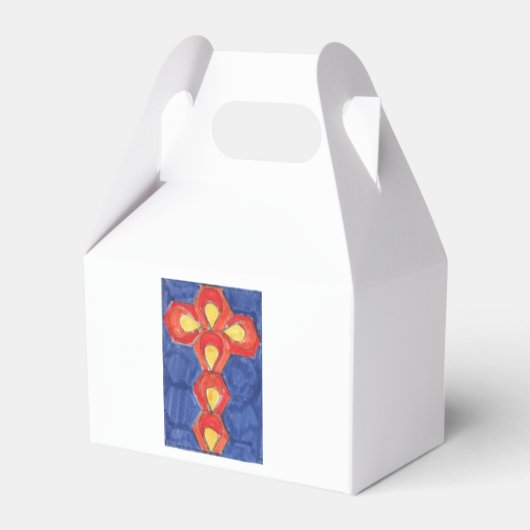 Gable Cadebox met kruissnelheid Bedankdoosjes (Achterkant)