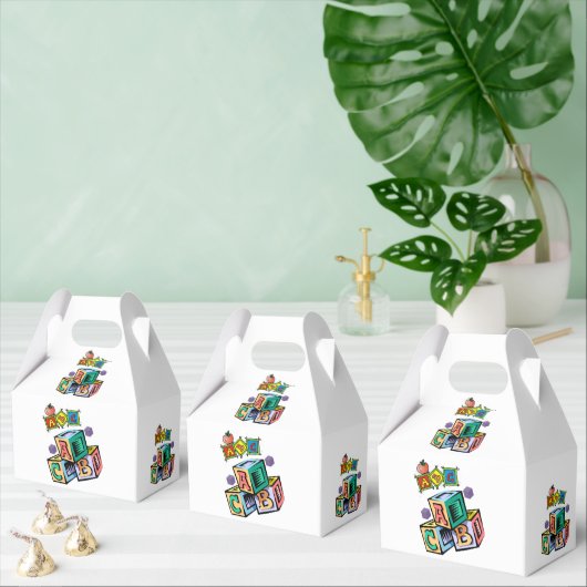 Gable Favor Box ABC's Bedankdoosjes (Meervoudige)