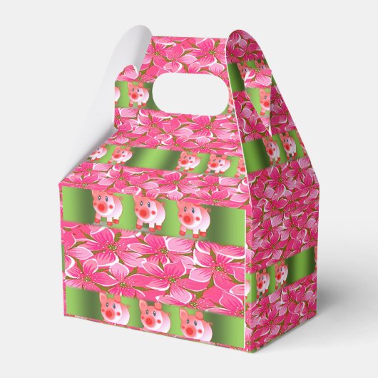 Gable Favor Box Bedankdoosjes (Voorkant Zijde)