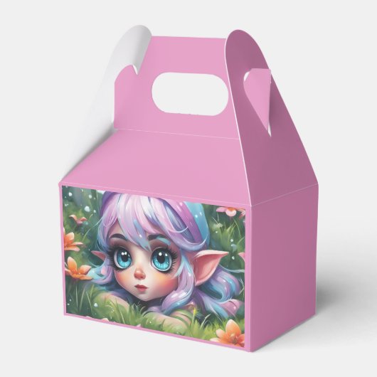 Gable Favor Box Bedankdoosjes (Voorkant Zijde)