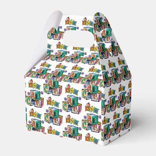 Gable Favor Box Bedankdoosjes (Voorkant Zijde)