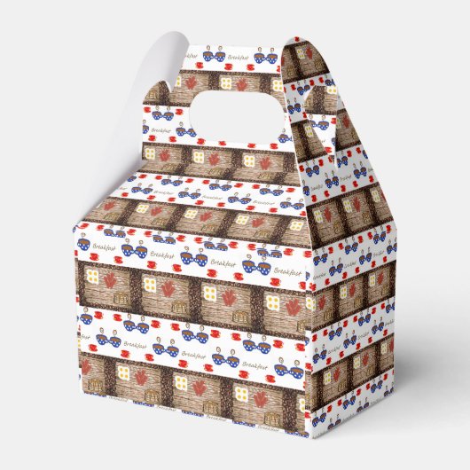 Gable Favor Box Bedankdoosjes (Achterkant)