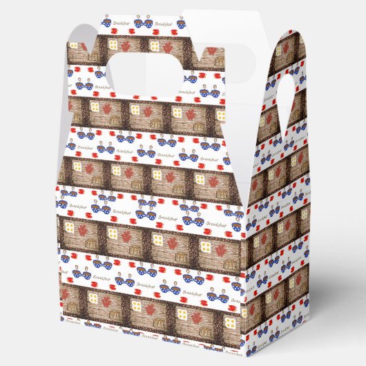 Gable Favor Box Bedankdoosjes (Geopend)