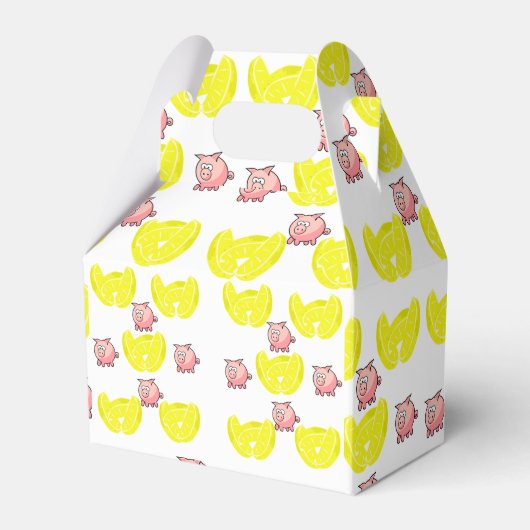 Gable Favor Box Bedankdoosjes (Voorkant Zijde)