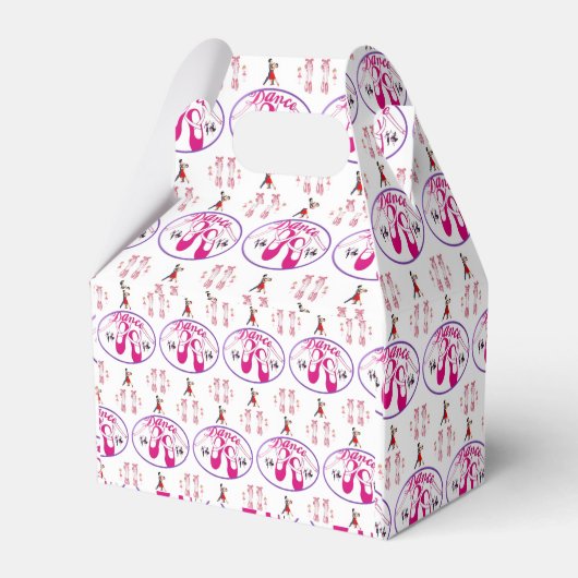 Gable Favor Box Dance Bedankdoosjes (Achterkant)