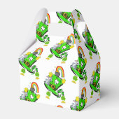 Gable Favor Box Happy St. Patrick's Day Rabbit  Bedankdoosjes (Achterkant)