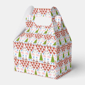 Gable Favor Box Kerstmis Bedankdoosjes (Achterkant)