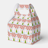 Gable Favor Box Kerstmis Bedankdoosjes (Voorkant Zijde)