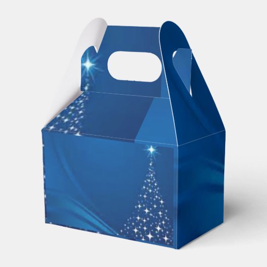 Gable Favor Box Kerstmis Bedankdoosjes (Voorkant Zijde)