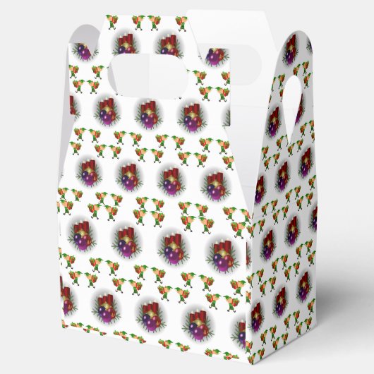 Gable Favor Box Kerstmis Bedankdoosjes (Geopend)