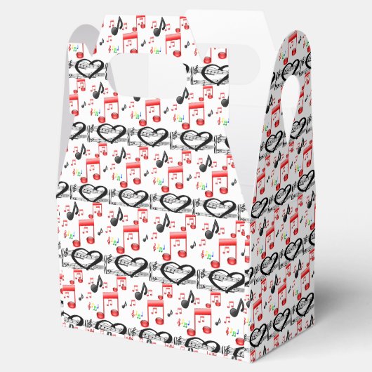 Gable Favor Box Music Bedankdoosjes (Geopend)