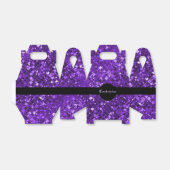 Gable Favor Box, Paarse mozaïekpatroon Bedankdoosjes (Uitgevouwen)