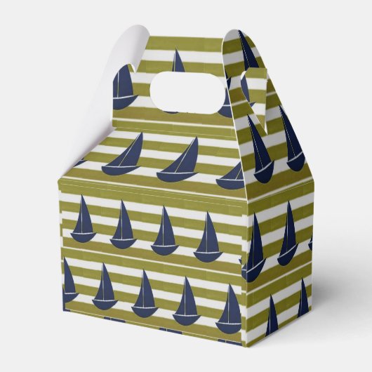 Gable Favor Box Sailboot Bedankdoosjes (Achterkant)