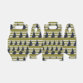Gable Favor Box Sailboot Bedankdoosjes (Uitgevouwen)