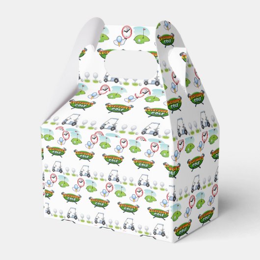 Gable Favor Box Sports Bedankdoosjes (Voorkant Zijde)