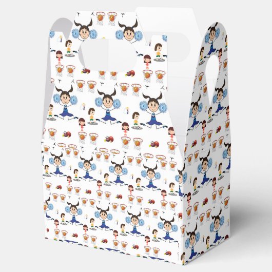 Gable Favor Box Sports Bedankdoosjes (Geopend)