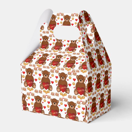 Gable Favor Box Valentijnsdag Bedankdoosjes (Achterkant)