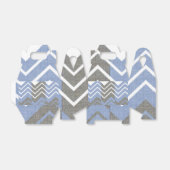 Gable Favoriet Box Bruin Blauw en Wit Bedankdoosjes (Uitgevouwen)