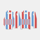 Gable Favoriet Box Stripe Rood Blauw En Wit Bedankdoosjes (Uitgevouwen)