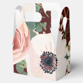 Gable Paper Favor Box Geometric Garden Roos Bedankdoosjes (Geopend)
