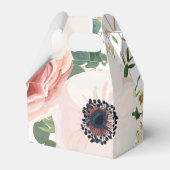 Gable Paper Favor Box Geometrische tuin Roos Anemo Bedankdoosjes (Voorkant Zijde)