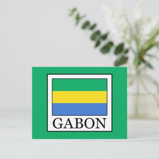 Gabon Briefkaart (Staand voorkant)