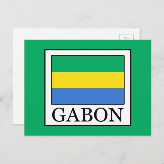 Gabon Briefkaart (Voorkant / Achterkant)